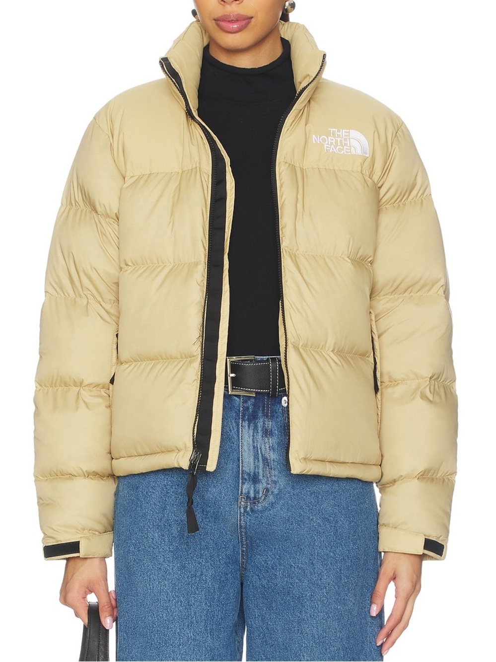 The North Face Favorite 1996 Retro Nuptse Jacket in Khaki Stone